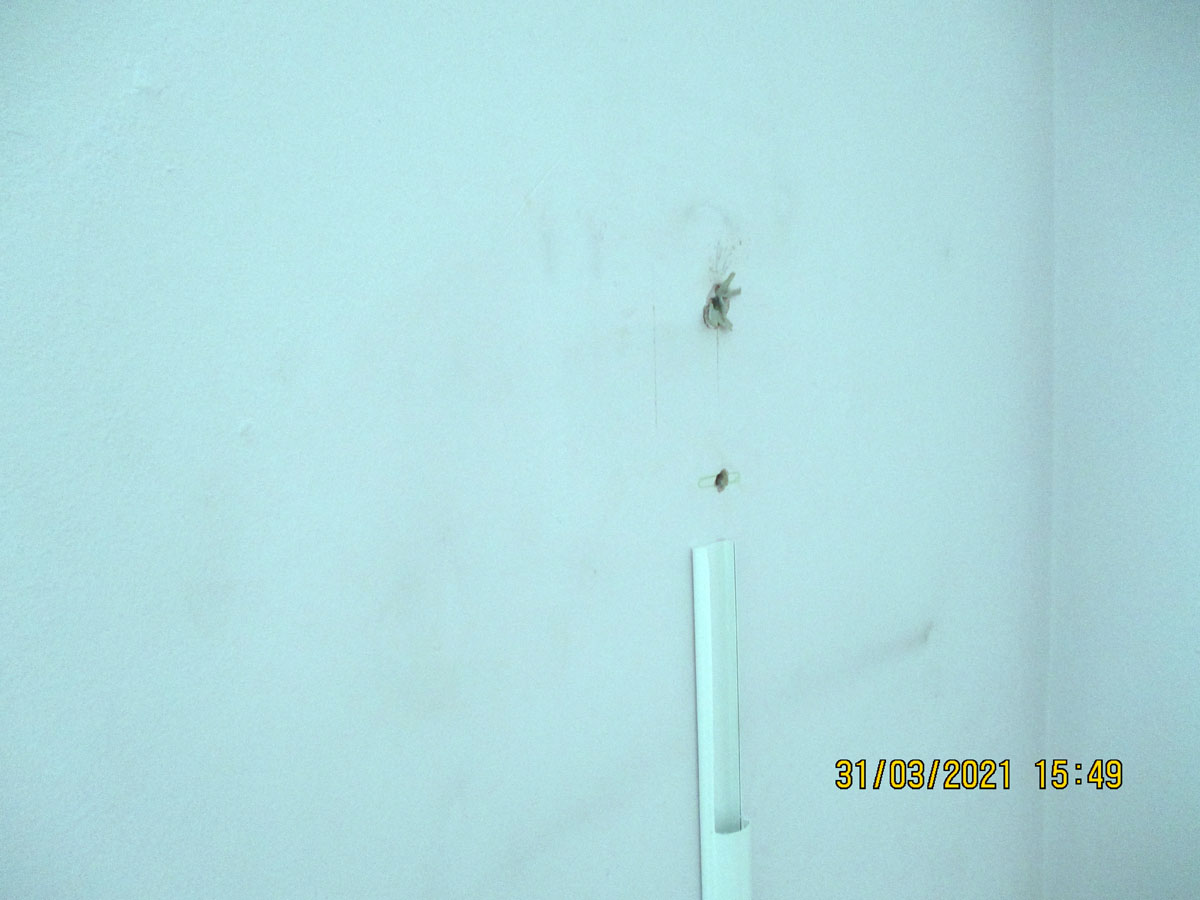 Wall damage (end of tenancy)